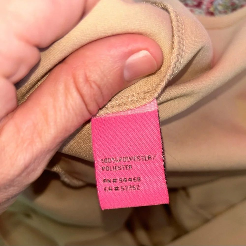 Betsey Johnson Pink Paisley Flutter-Sleeve Dress